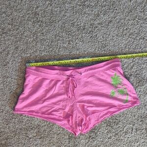 No Boundaries Pink and Green Pajama Set Intimates Sleepwear